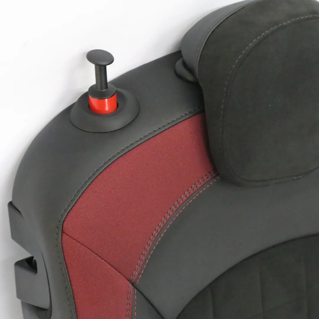 Dinamica Rot Schwarz Halb Leder Hinten Rechts Sitzlehne für MINI F56 JCW mit Teilenummer 7939574 MINI F56 JCW Dinamica Rot Schwarz Halb Leder Hinten Rechts Sitzlehne - SKU 7939574 - Teilenummer 7939574
