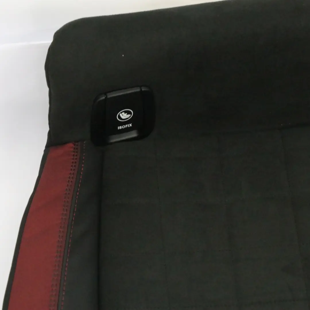 Mini F56 JCW Dinamica Rear Seat Bench Couch Red Black Half Leather - SKU 7939577 - Part number 7939577