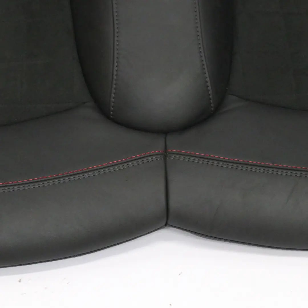 Mini F56 JCW Dinamica Rear Seat Bench Couch Red Black Half Leather - SKU 7939577 - Part number 7939577