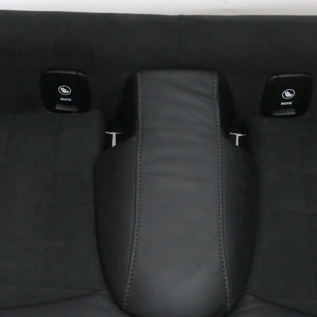 Dinamica Rear Seat Bench Couch Red Black Half Leather to Mini F56 JCW with Part number 7939577 Mini F56 JCW Dinamica Rear Seat Bench Couch Red Black Half Leather - SKU 7939577 - Part number 7939577