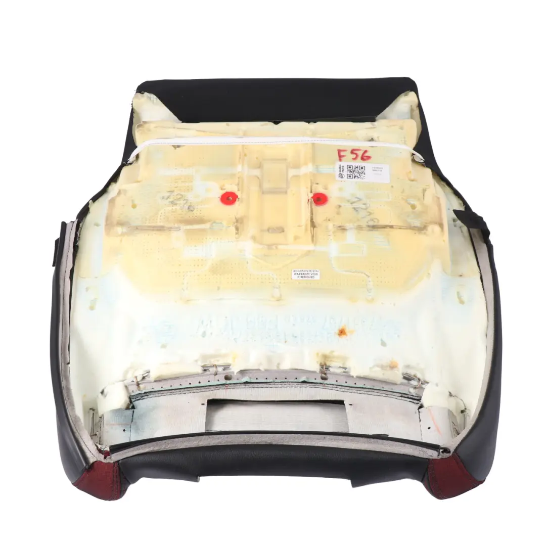 Dinamica Red Black Left Right N/O/S Front Seat Cover Mini F55 F56 JCW - SKU 7939945 - Part number 7939945