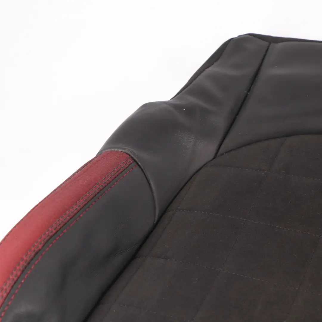 Dinamica Red Black Left Right N/O/S Front Seat Cover Mini F55 F56 JCW - SKU 7939945 - Part number 7939945