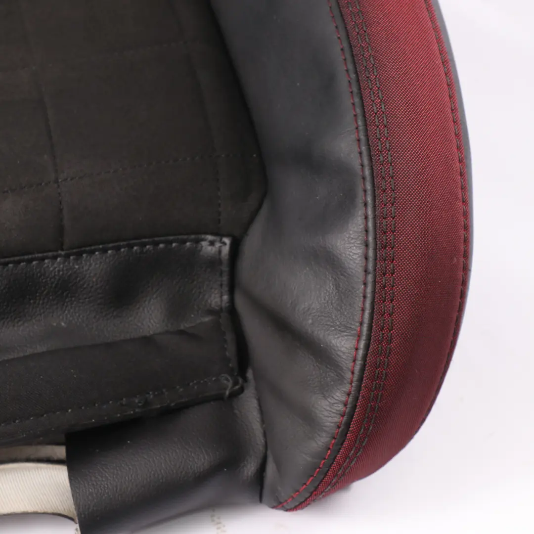 Dinamica Red Black Left Right N/O/S Front Seat Cover to Mini F55 F56 JCW with Part number 7939945 Mini F55 F56 JCW Dinamica Red Black Left Right N/O/S Front Seat Cover - SKU 7939945 - Part number 7939945