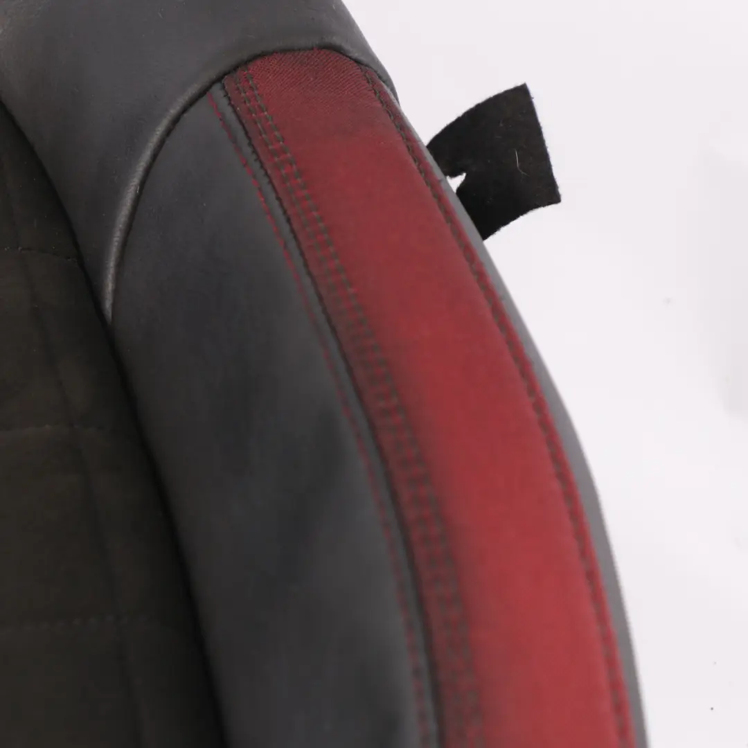 Dinamica Red Black Left Right N/O/S Front Seat Cover Mini F55 F56 JCW - SKU 7939945 - Part number 7939945
