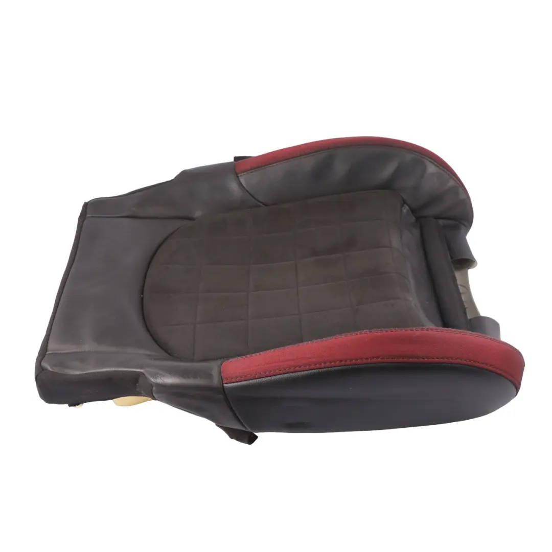 Dinamica Red Black Left Right N/O/S Front Seat Cover to Mini F55 F56 JCW with Part number 7939945 Mini F55 F56 JCW Dinamica Red Black Left Right N/O/S Front Seat Cover - SKU 7939945 - Part number 7939945