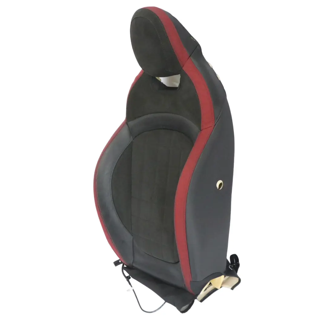 Sitzlehne Sport Vorne Rechts Dinamica Rot Schwarz Halbleder für Mini F56 JCW mit Teilenummer 7946502 Mini F56 JCW Sitzlehne Sport Vorne Rechts Dinamica Rot Schwarz Halbleder - SKU 7946502 - Teilenummer 7946502
