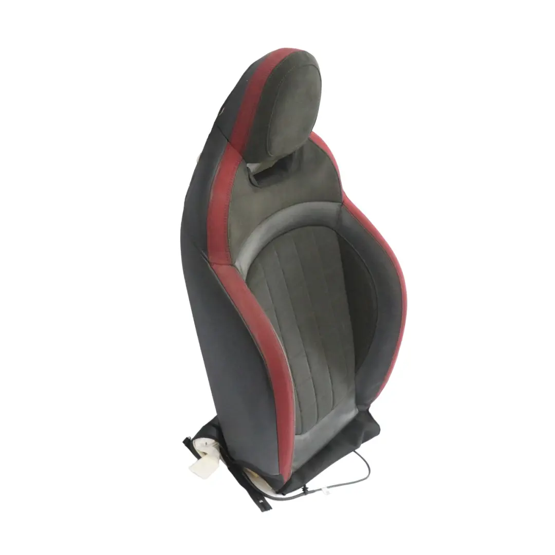 Mini F56 JCW Sitzlehne Sport Vorne Rechts Dinamica Rot Schwarz Halbleder - SKU 7946502 - Teilenummer 7946502
