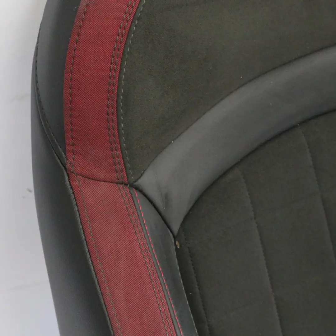 Mini F56 JCW Seat Backrest Sport Front Right O/S Dinamica Red Black Half Leather - SKU 7946502 - Part number 7946502