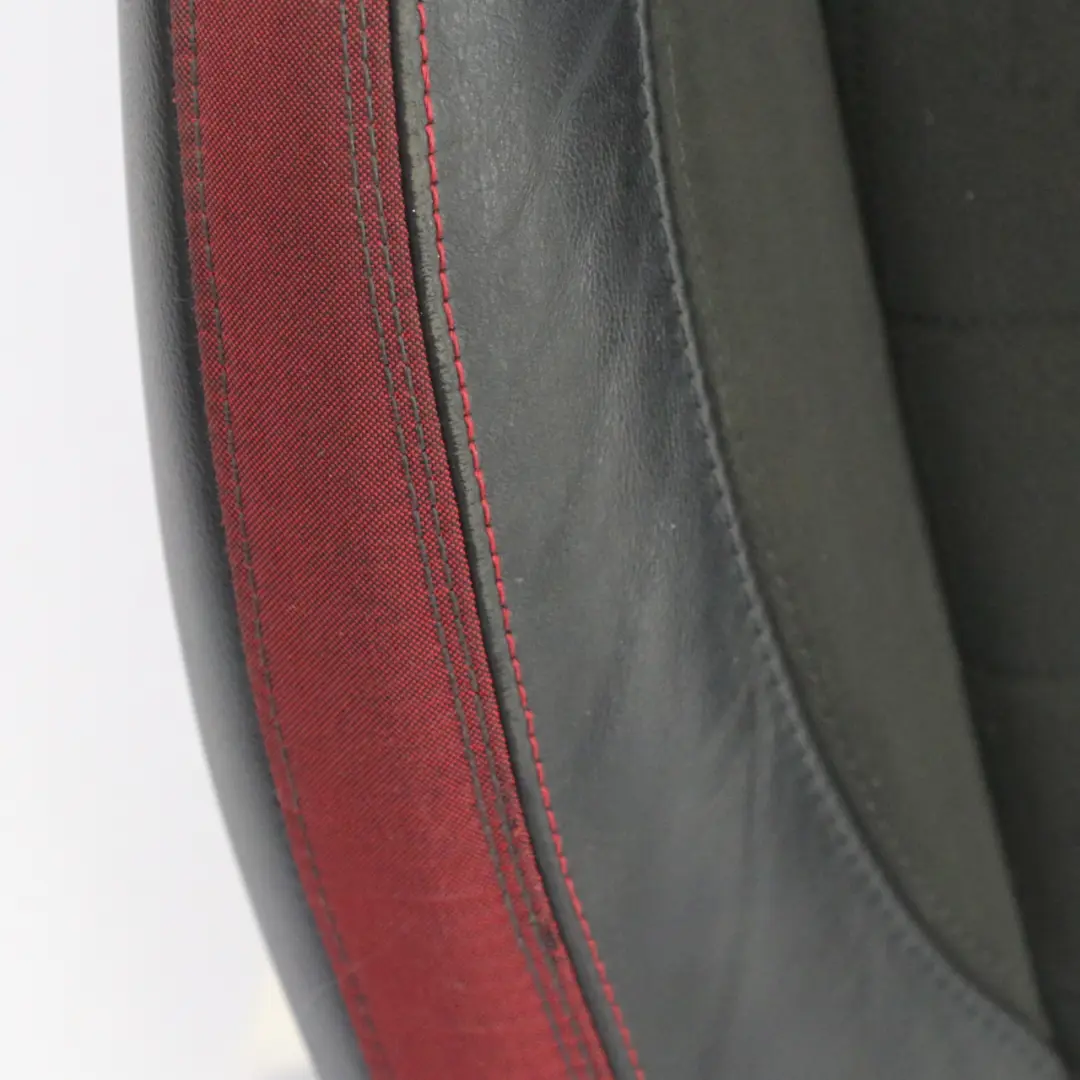 Mini F56 JCW Sitzlehne Sport Vorne Rechts Dinamica Rot Schwarz Halbleder - SKU 7946502 - Teilenummer 7946502