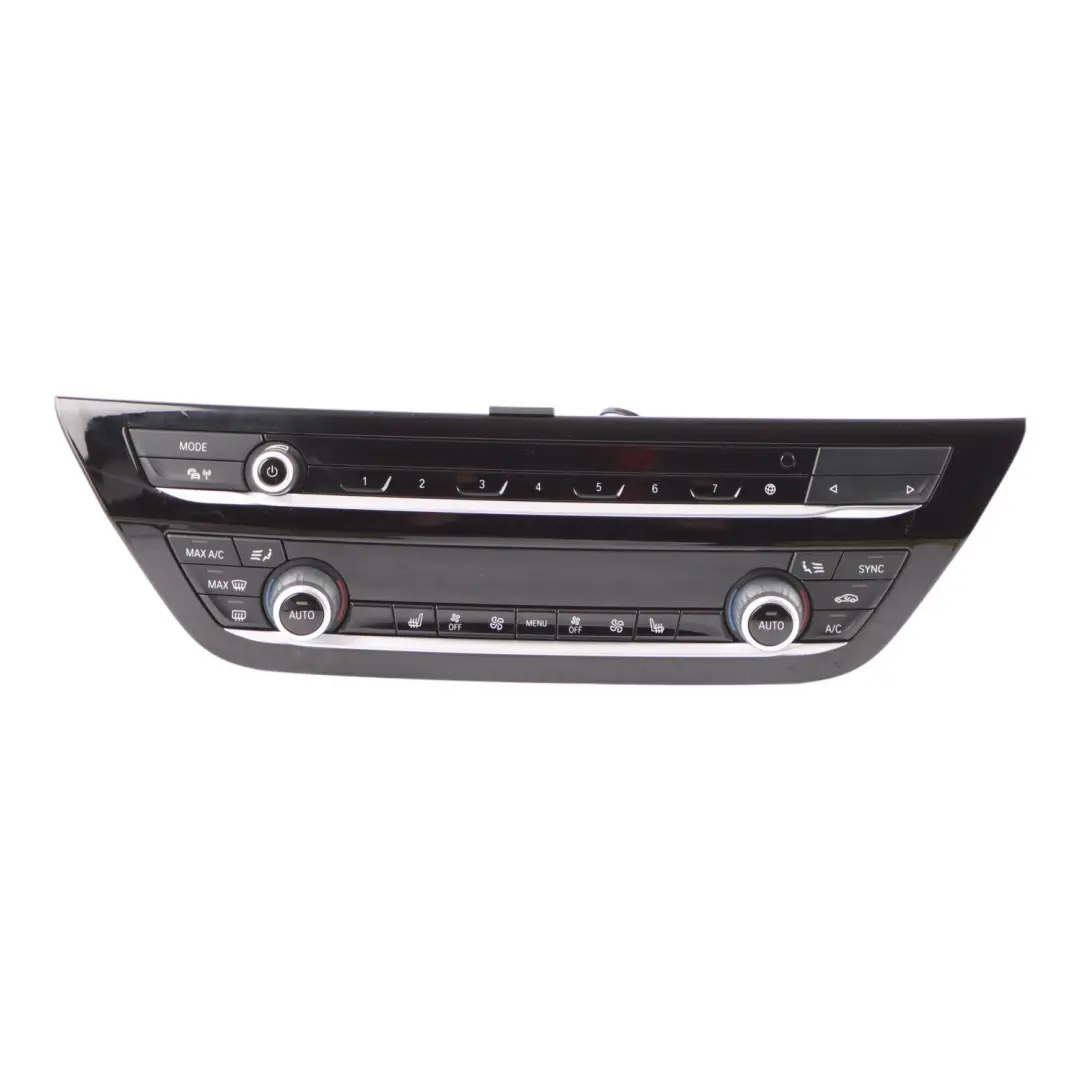 Radio Switch Radio Player Climate Control Panel Black to BMW G30 G31 G32 with Part number 7947900 BMW G30 G31 G32 Radio Switch Radio Player Climate Control Panel Black - SKU 7947900 - Part number 7947900