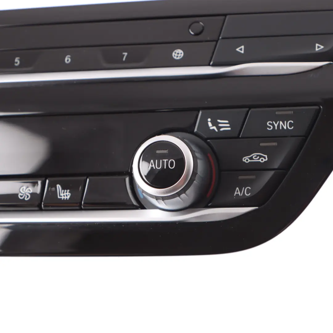 Radio Switch Radio Player Climate Control Panel Black to BMW G30 G31 G32 with Part number 7947900 BMW G30 G31 G32 Radio Switch Radio Player Climate Control Panel Black - SKU 7947900 - Part number 7947900