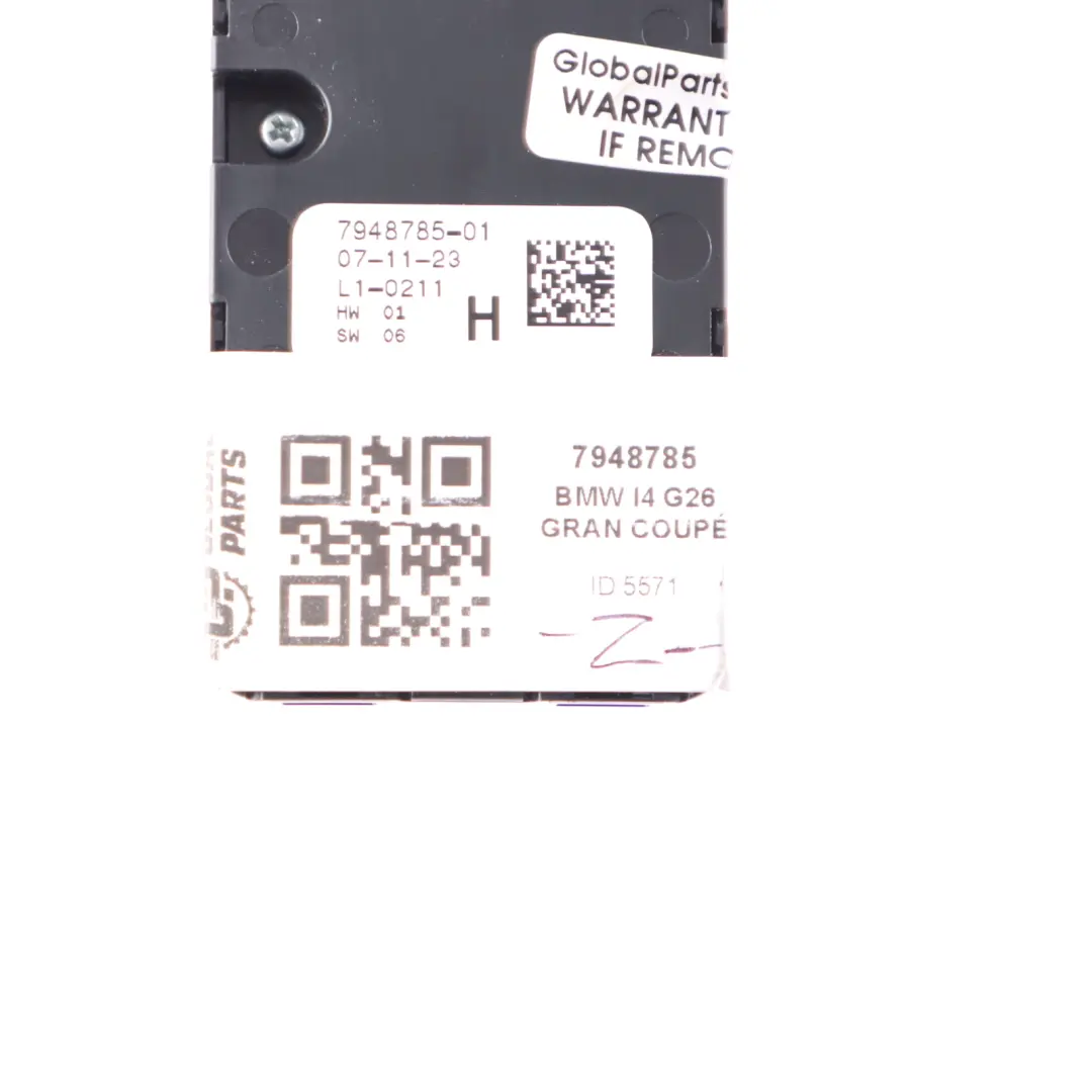 Window Lifter BMW G20 G26 Switch Driver Side Regulator Control Panel to with Part number 7948785 Window Lifter BMW G20 G26 Switch Driver Side Regulator Control Panel - SKU 7948785 - Part number 7948785