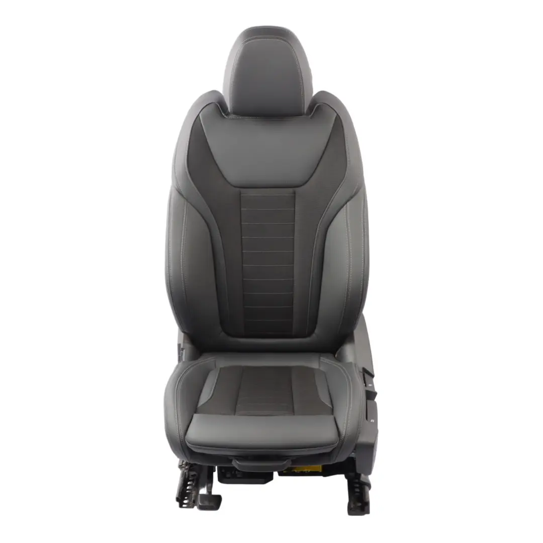 Front Left Seat N/S Heated Fabric Sensatec Leather Black 7955936 BMW G26 - SKU 7955935-1 - Part number 7955935