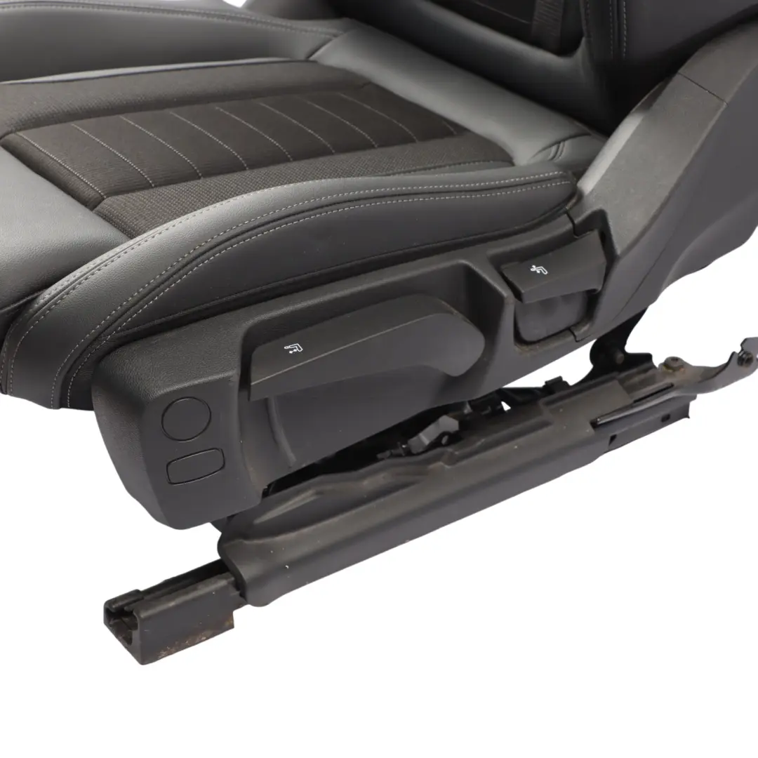 Front Left Seat N/S Heated Fabric Sensatec Leather Black 7955936 BMW G26 - SKU 7955935-1 - Part number 7955935