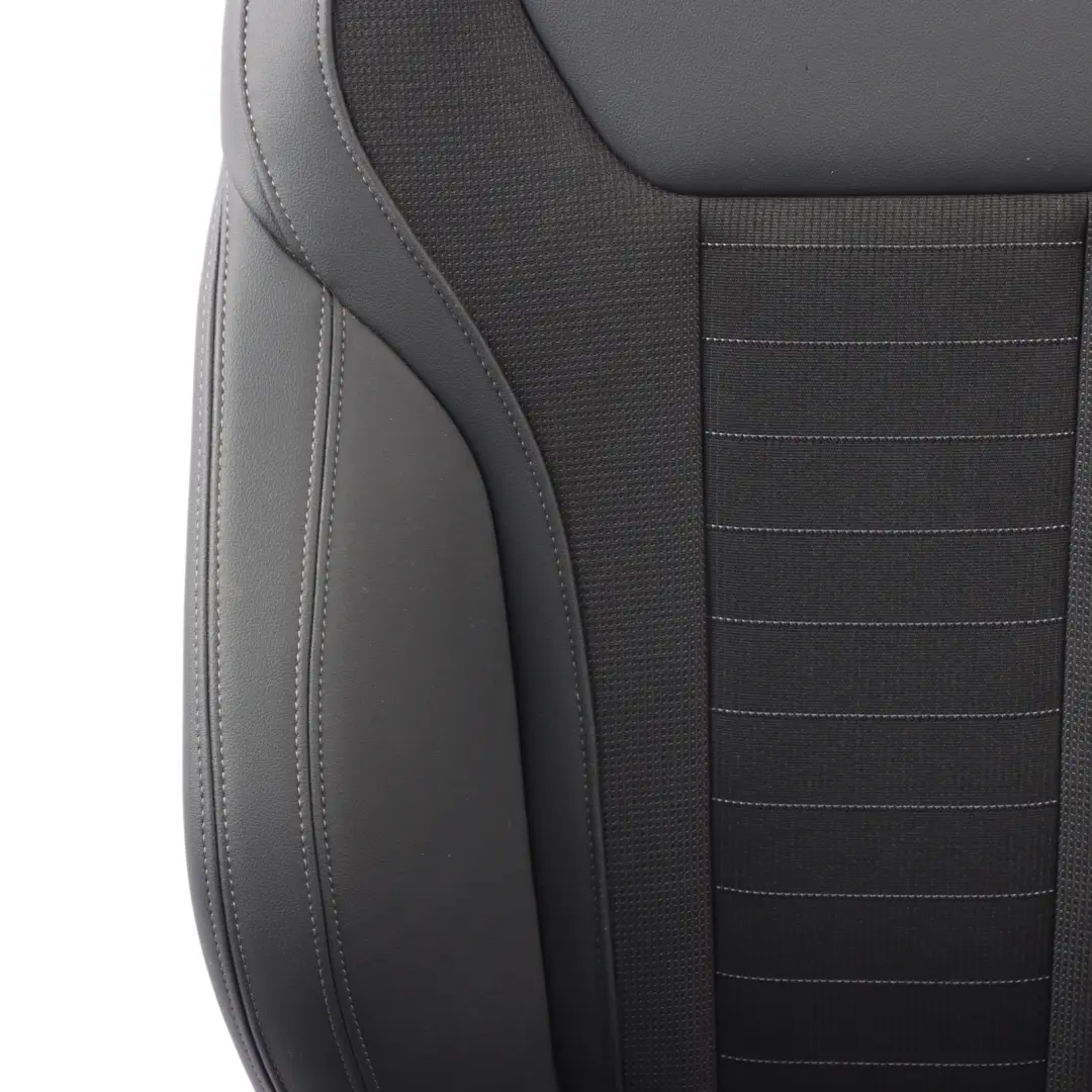 Front Left Seat N/S Heated Fabric Sensatec Leather Black 7955936 BMW G26 - SKU 7955935-1 - Part number 7955935
