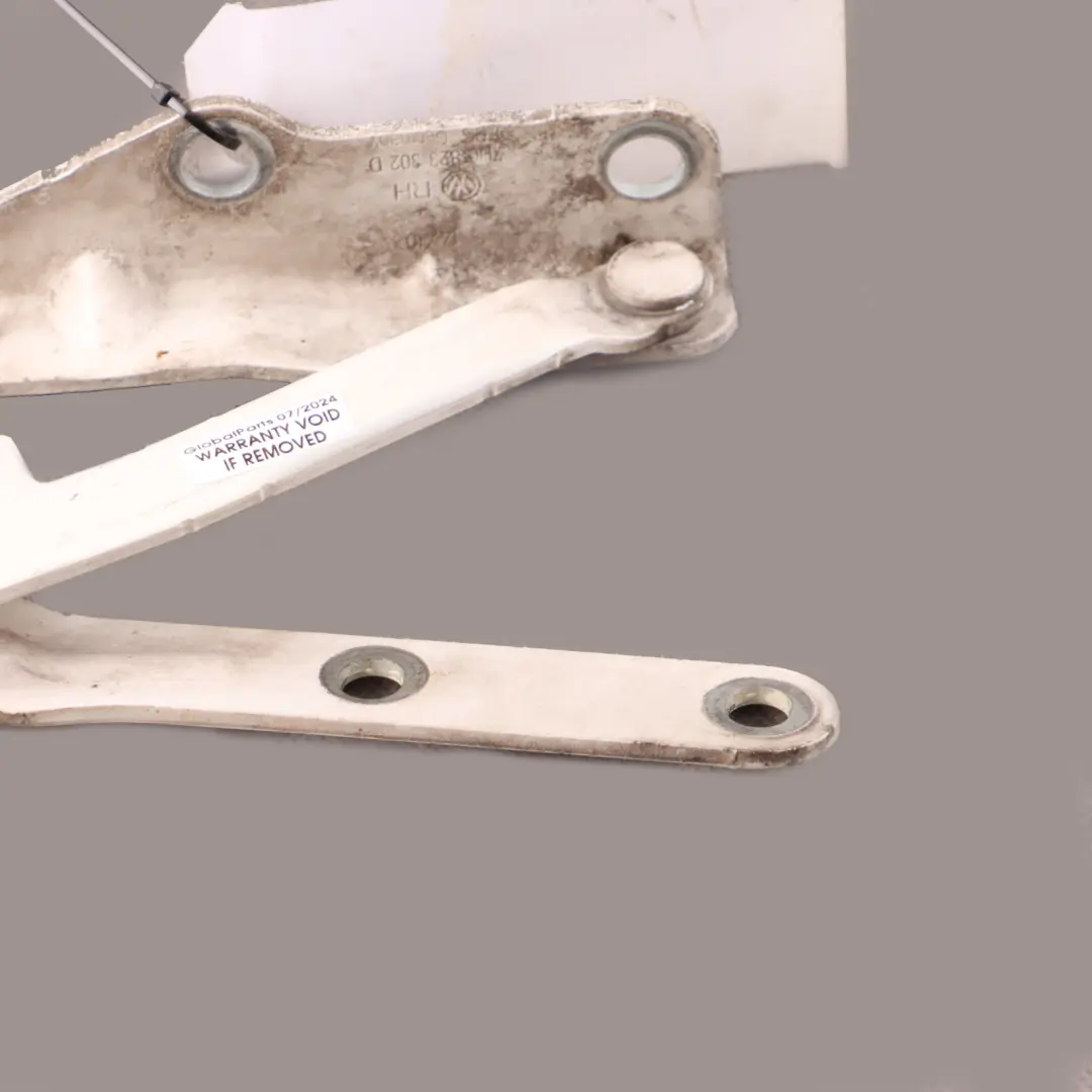 Volkswagen Transporter T5 Engine Hood Bonnet Hinge Right O/S Candy White - LB9A - SKU 7H0823302D-CAN - Part number 7H0823302D-CAM