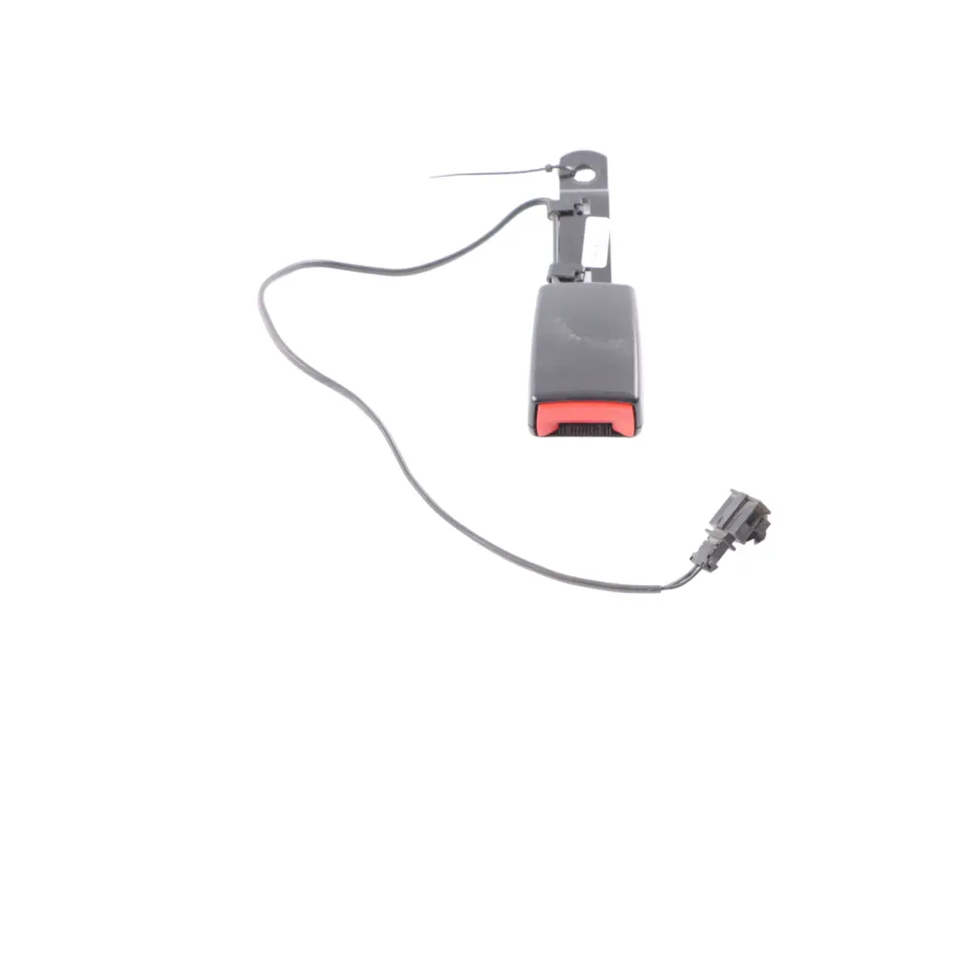 VW Volkswagen T5 Drivers Seat Belt Buckle Latch Catch Stalk Tensioner - SKU 7H0857877E - Part number 7H0857877E