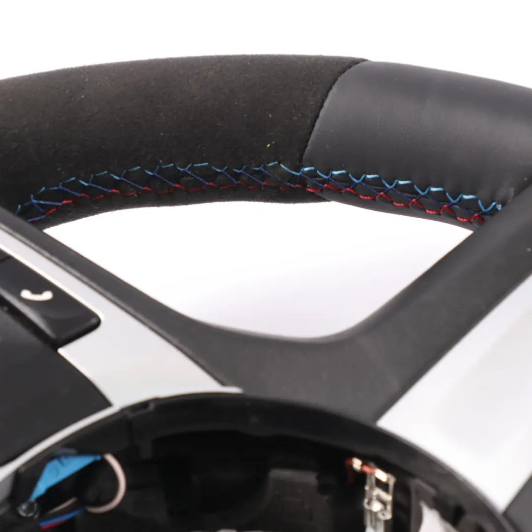  Steering Wheel BMW G30 G31 G32 M Sport NEW Black Leather Alcantara Paddle Shift - SKU 8008179-2 - Part number 8008179