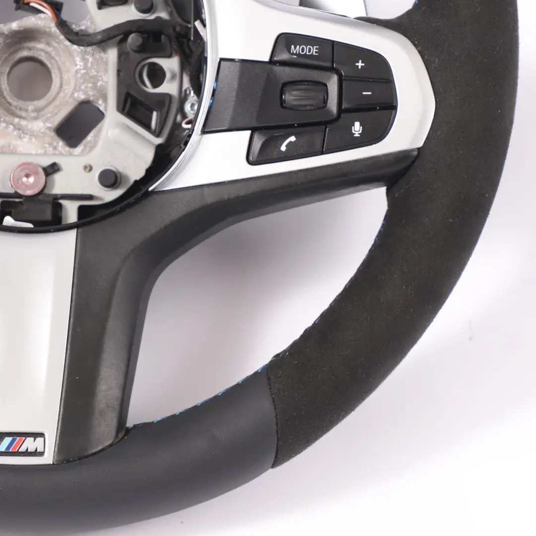 Steering Wheel BMW G30 G31 G32 M Sport NEW Black Leather Alcantara Paddle Shift to with Part number 8008179 Steering Wheel BMW G30 G31 G32 M Sport NEW Black Leather Alcantara Paddle Shift - SKU 8008179-2 - Part number 8008179