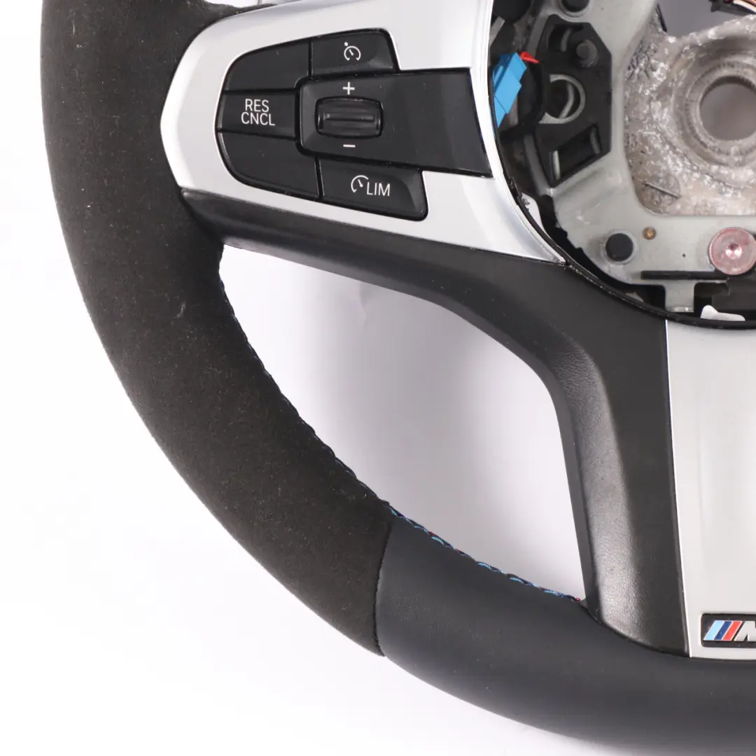  Steering Wheel BMW G30 G31 G32 M Sport NEW Black Leather Alcantara Paddle Shift - SKU 8008179-2 - Part number 8008179