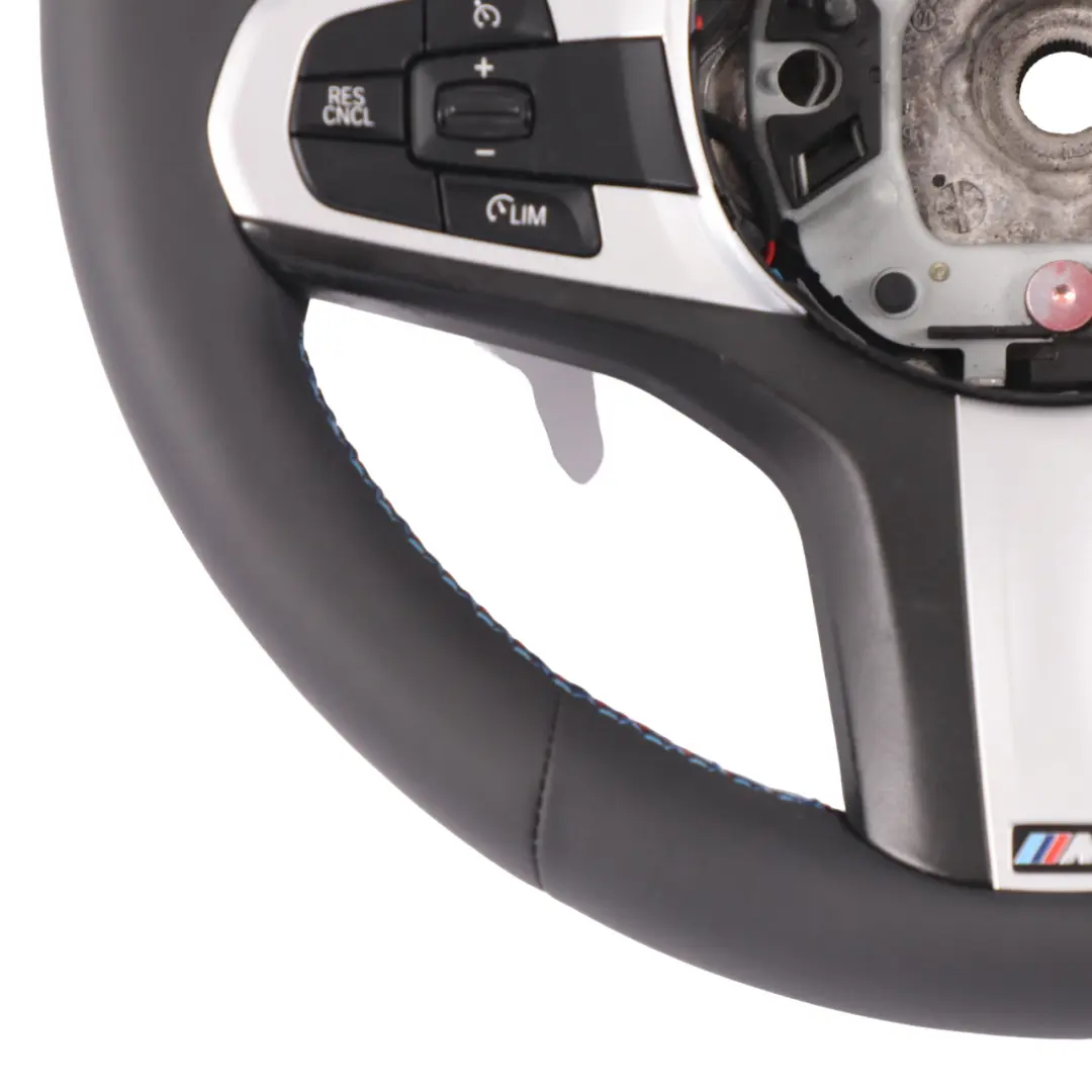 NUEVO Cuero Negro Palanca Cambio para Volante BMW G30 G31 G32 X5 G05 M Sport con número de pieza 8008179 Volante BMW G30 G31 G32 X5 G05 M Sport NUEVO Cuero Negro Palanca Cambio - SKU 8008179-3 - Número de pieza 8008179