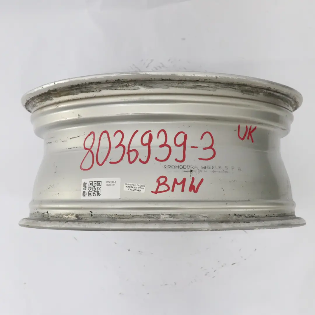 Front Alloy Wheel Rim 18" 7,5J M double Spoke 208 to BMW 1 Series E81 E87 with Part number 8036939 BMW 1 Series E81 E87 Front Alloy Wheel Rim 18" 7,5J M double Spoke 208 - SKU 8036939-3 - Part number 8036939