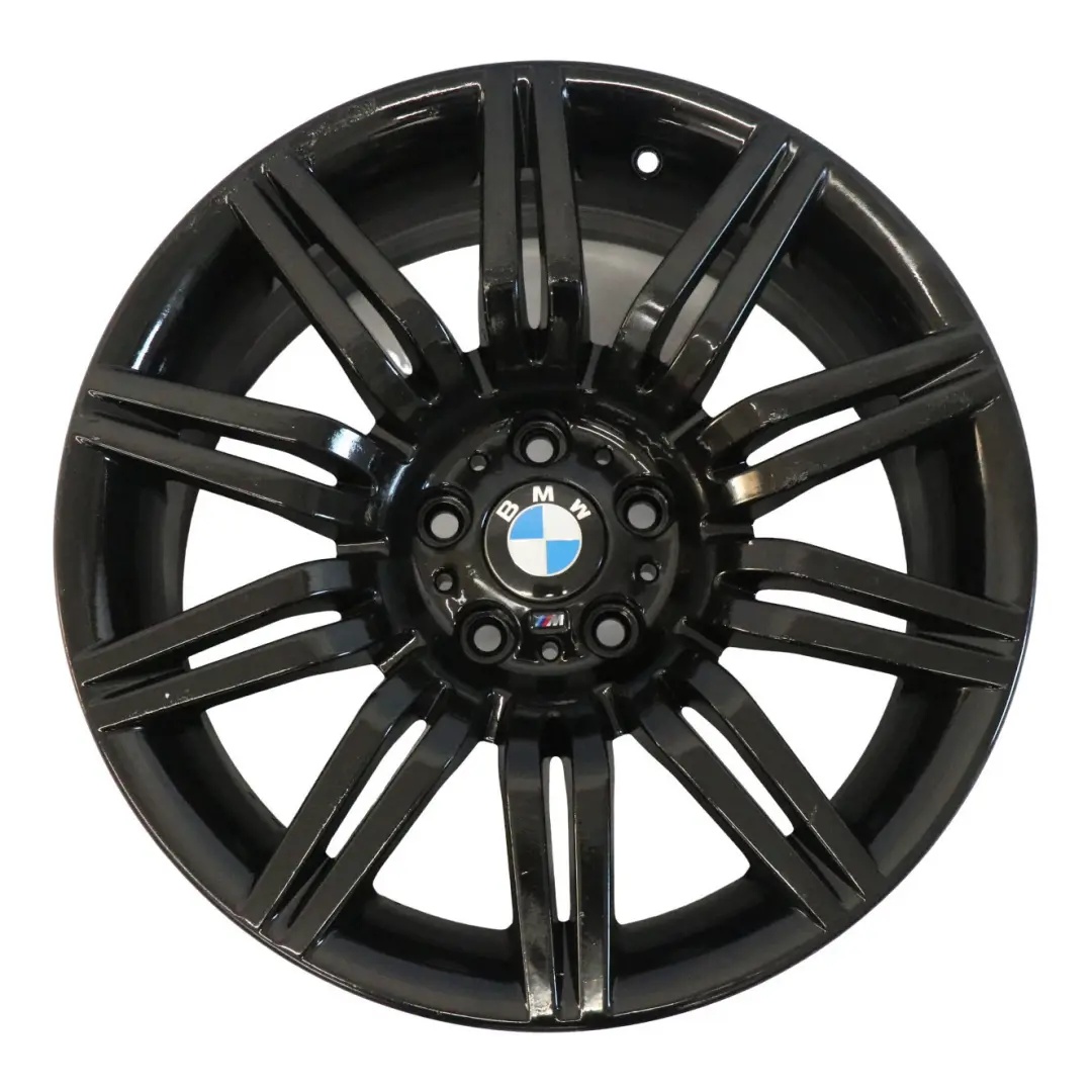 BMW E60 E61 Cerchio anteriore in lega nera 19" 8,5J ET:18 M Doppie razze 172 - SKU 8036948-7 - Numero di parte 8036948