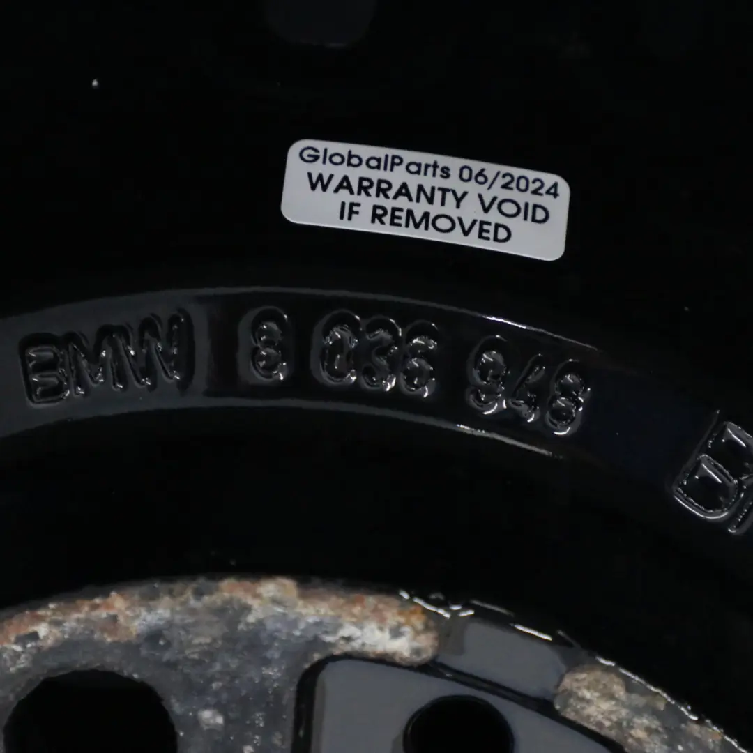 BMW E60 E61 Front Black Alloy Wheel Rim 19" 8,5J ET:18 M Double Spoke 172 - SKU 8036948-7 - Part number 8036948