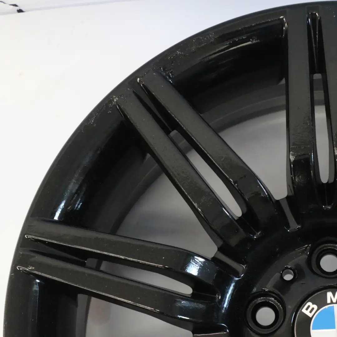 BMW E60 E61 Vorne Schwarz Leichtmetallfelge 19" 8,5J ET:18 M Doppelspeiche 172 - SKU 8036948-7 - Teilenummer 8036948