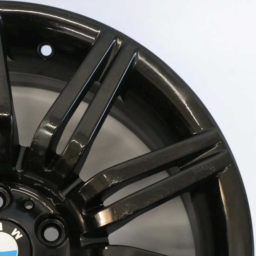 BMW E60 E61 Jante avant en alliage noir 19" 8,5J ET:18 M Double Spoke 172 - SKU 8036948-7 - Numéro de pièce 8036948