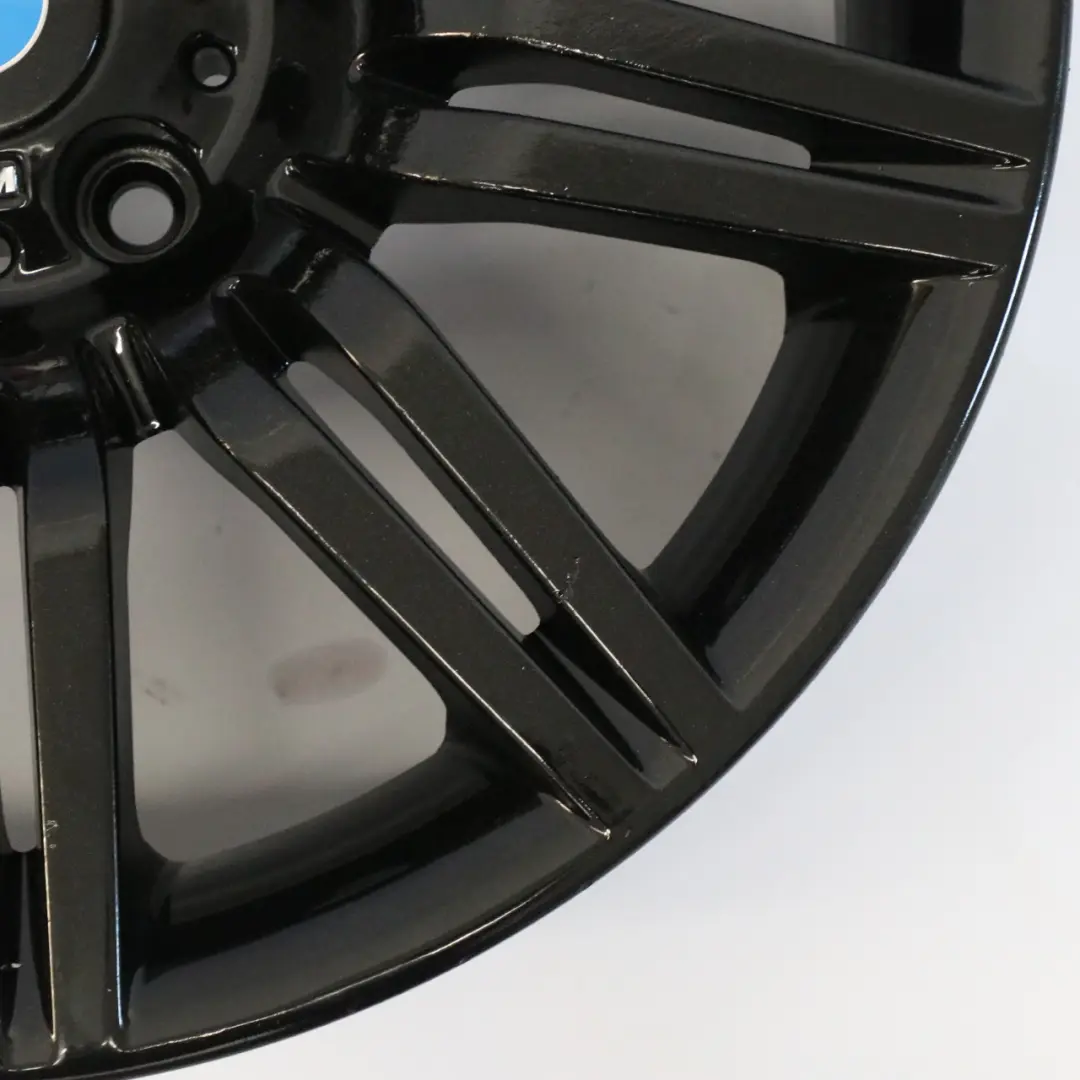 Front Black Alloy Wheel Rim 19" 8,5J ET:18 M Double Spoke 172 to BMW E60 E61 with Part number 8036948 BMW E60 E61 Front Black Alloy Wheel Rim 19" 8,5J ET:18 M Double Spoke 172 - SKU 8036948-7 - Part number 8036948