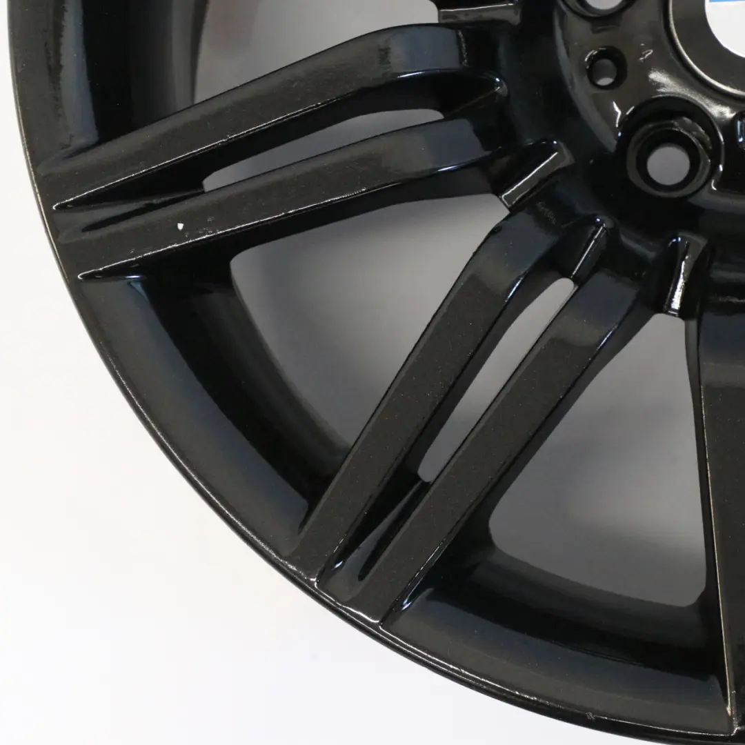 BMW E60 E61 Front Black Alloy Wheel Rim 19" 8,5J ET:18 M Double Spoke 172 - SKU 8036948-7 - Part number 8036948