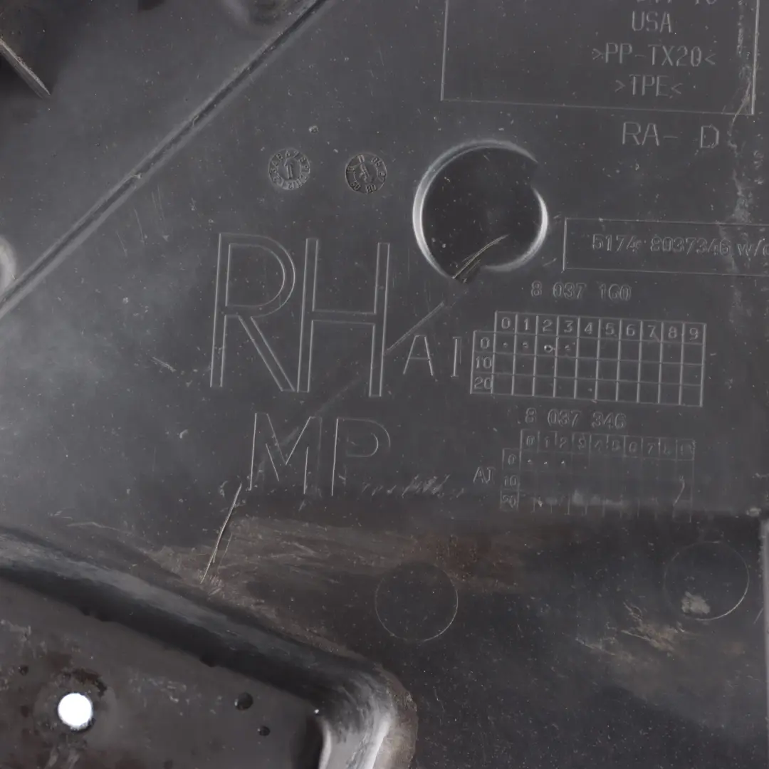 Underfloor Adapter M Sport Floor Trim Front Right O/S to BMW X5 E70 with Part number 8037346 BMW X5 E70 Underfloor Adapter M Sport Floor Trim Front Right O/S - SKU 8037346 - Part number 8037346