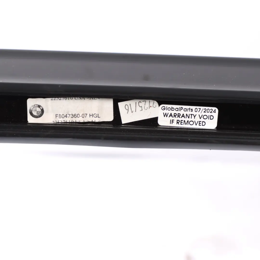 Dach Reling Gepäck Träger Leiste Hochglanz Schwarz Rechts für BMW X3 F25 mit Teilenummer 8047360 BMW X3 F25 Dach Reling Gepäck Träger Leiste Hochglanz Schwarz Rechts - SKU 8047360-1 - Teilenummer 8047360