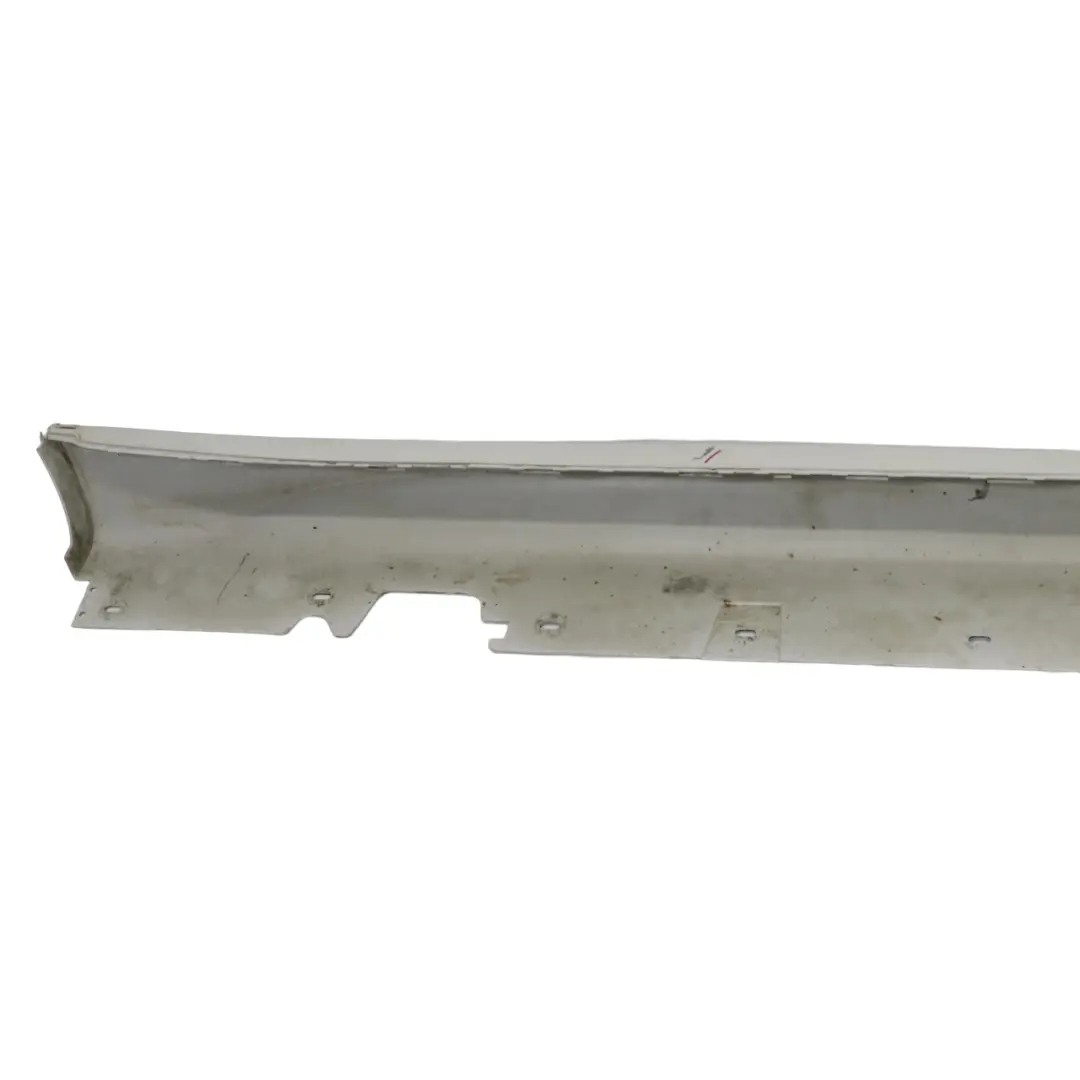 BMW X1 E84 Side Skirt M Sport Sill Cover Right O/S Mineralweiss White - A96 - SKU 8047544-MW - Part number 8047544