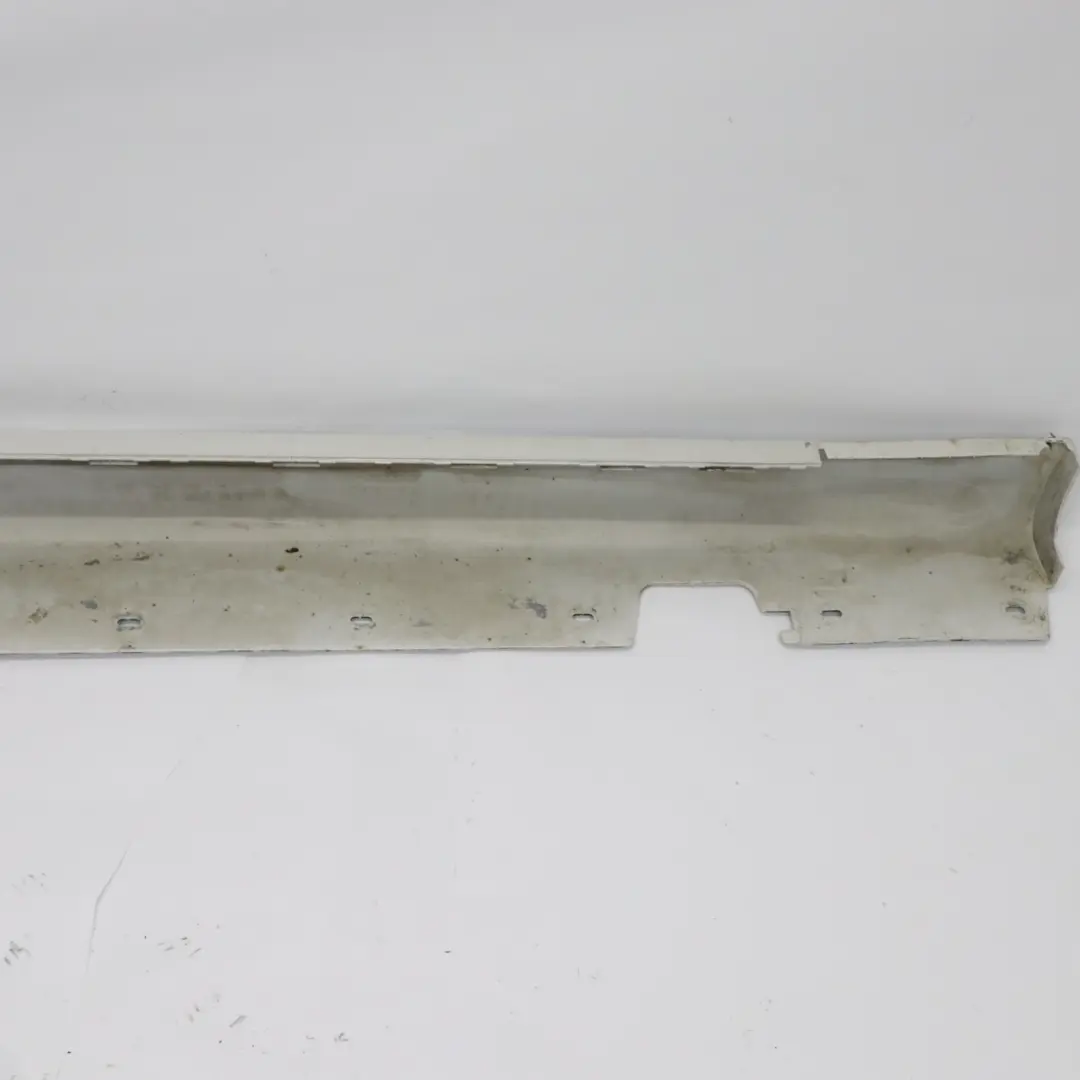 BMW X1 E84 Side Skirt M Sport Sill Cover Right O/S Mineralweiss White - A96 - SKU 8047544-MW - Part number 8047544