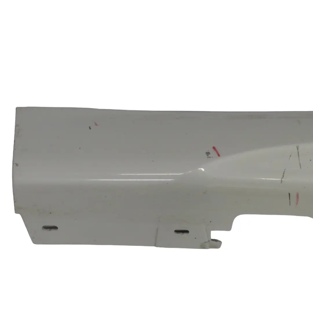 BMW X1 E84 Side Skirt M Sport Sill Cover Right O/S Mineralweiss White - A96 - SKU 8047544-MW - Part number 8047544
