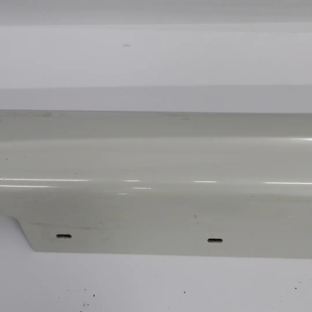 BMW X1 E84 Side Skirt M Sport Sill Cover Right O/S Mineralweiss White - A96 - SKU 8047544-MW - Part number 8047544