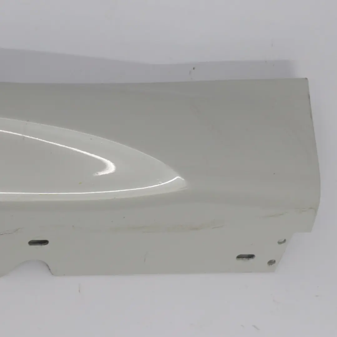 BMW X1 E84 Side Skirt M Sport Sill Cover Right O/S Mineralweiss White - A96 - SKU 8047544-MW - Part number 8047544