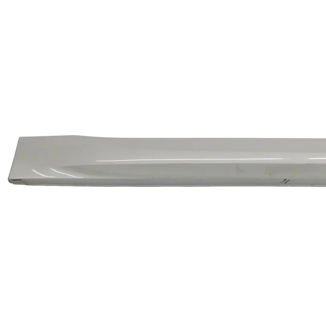 BMW X1 E84 Side Skirt M Sport Sill Cover Right O/S Mineralweiss White - A96 - SKU 8047544-MW - Part number 8047544
