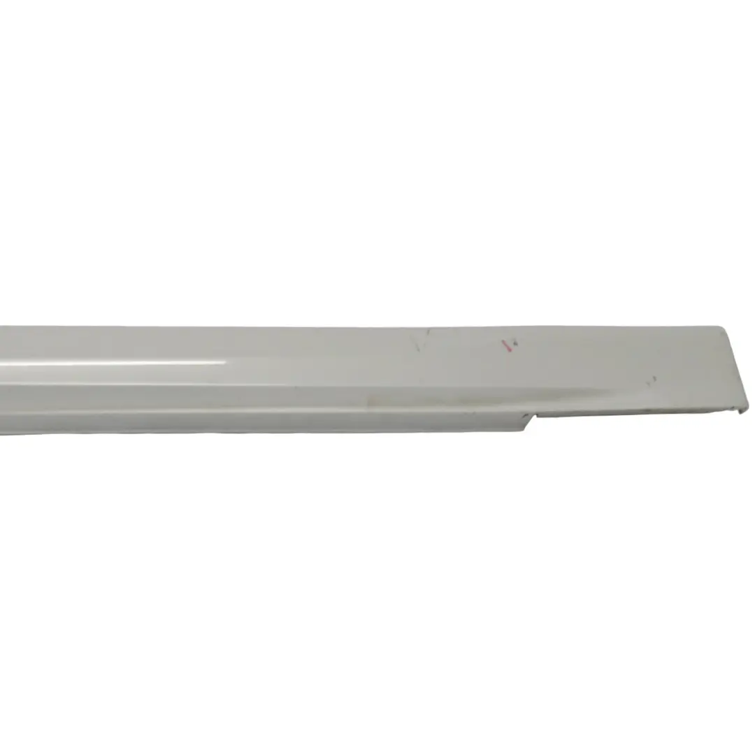 BMW X1 E84 Side Skirt M Sport Sill Cover Right O/S Mineralweiss White - A96 - SKU 8047544-MW - Part number 8047544