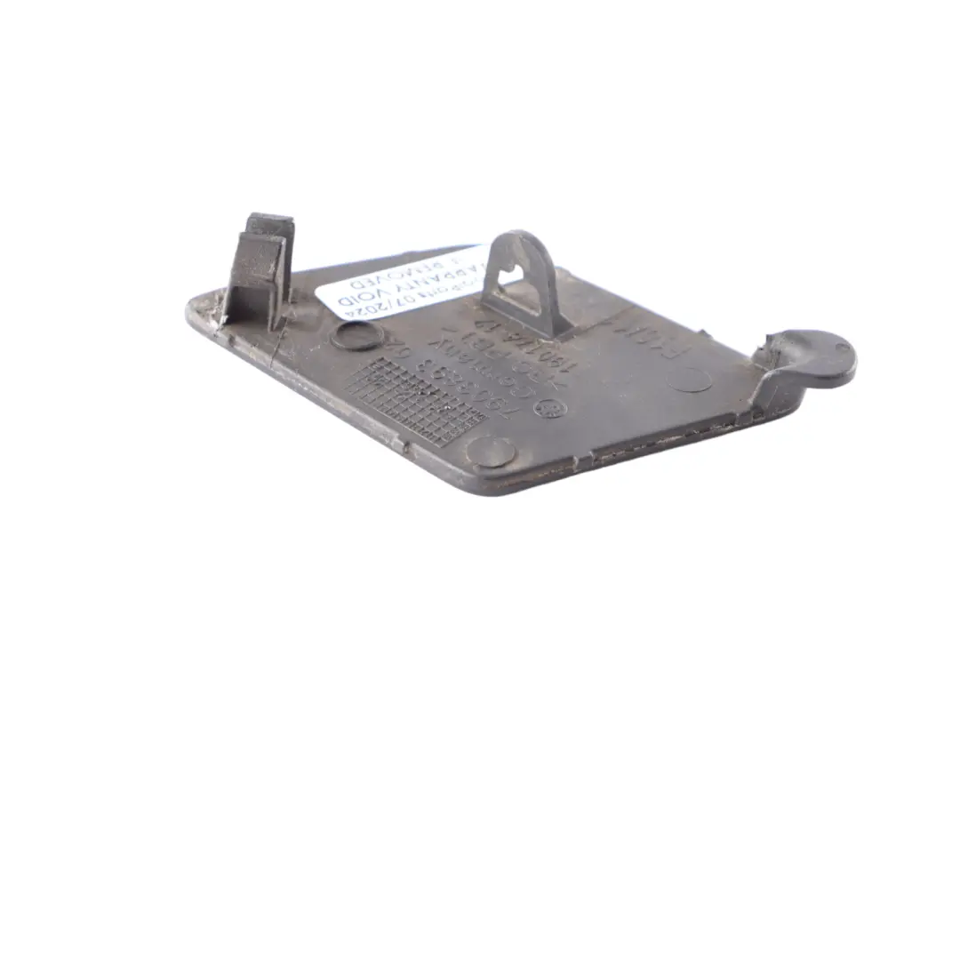 Towing Eye Hook Cover BMW F10 Front Bumper Cap Imperial Blue - A89 to with Part number 8048681 Towing Eye Hook Cover BMW F10 Front Bumper Cap Imperial Blue - A89 - SKU 8048681-IBB - Part number 8048681