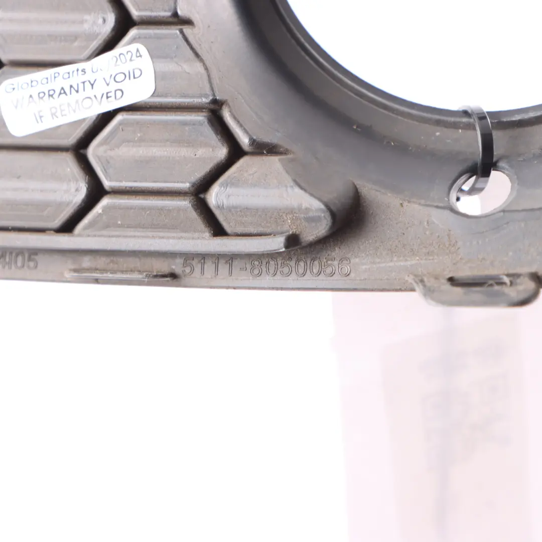 Front Bumper Grille Grid Cover Fog Light Lamp Right O/S to BMW F07 with Part number 8050056 BMW F07 Front Bumper Grille Grid Cover Fog Light Lamp Right O/S - SKU 8050056 - Part number 8050056