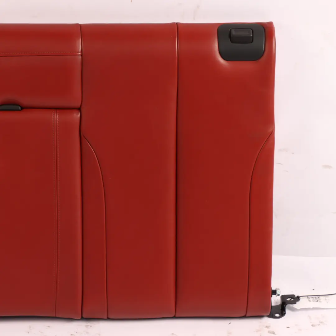 Backrest Cover Black Leather Red to BMW F83 Convertible Rear Seat with Part number 8054892 BMW F83 Convertible Rear Seat Backrest Cover Black Leather Red - SKU 8054892 - Part number 8054892