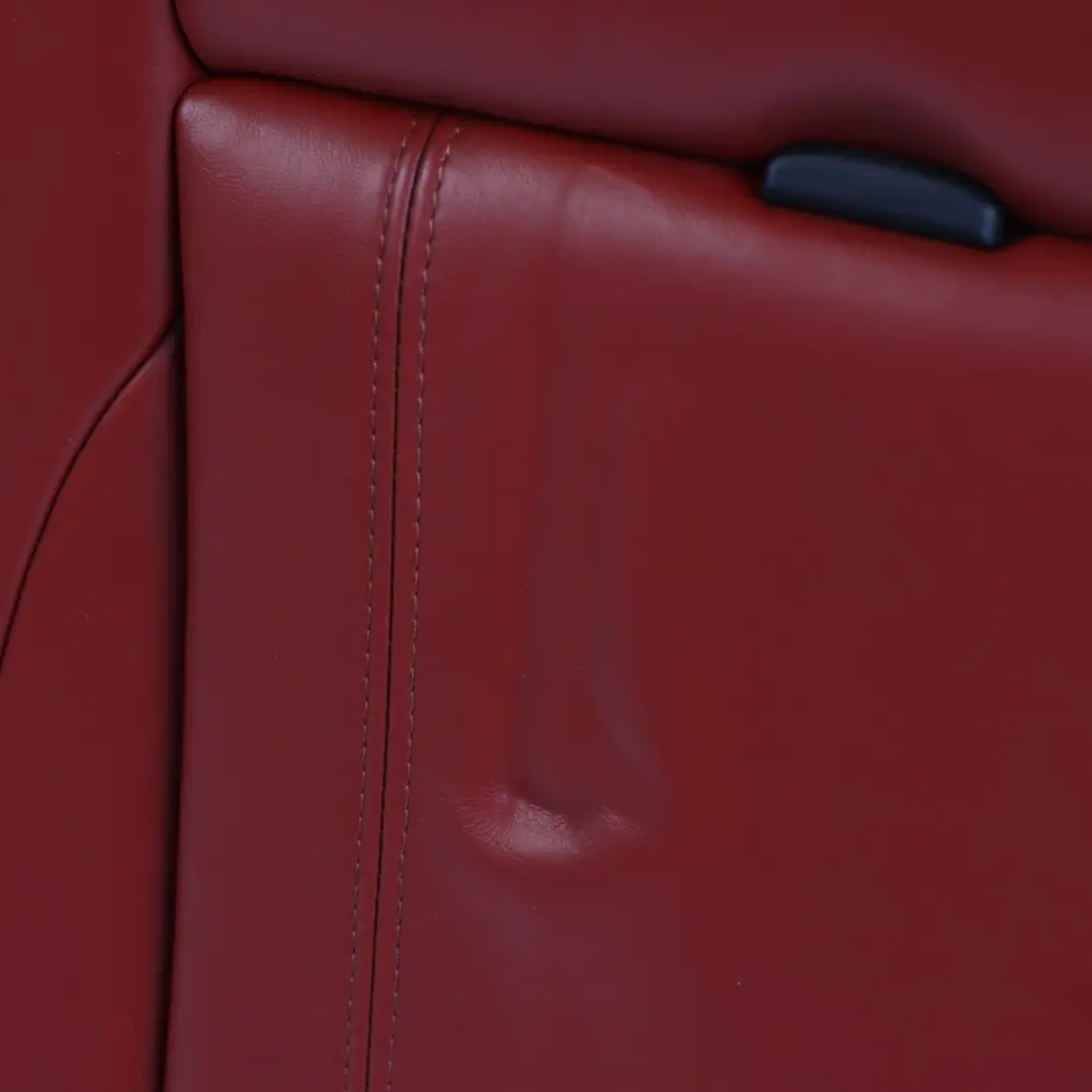 Backrest Cover Black Leather Red to BMW F83 Convertible Rear Seat with Part number 8054892 BMW F83 Convertible Rear Seat Backrest Cover Black Leather Red - SKU 8054892 - Part number 8054892