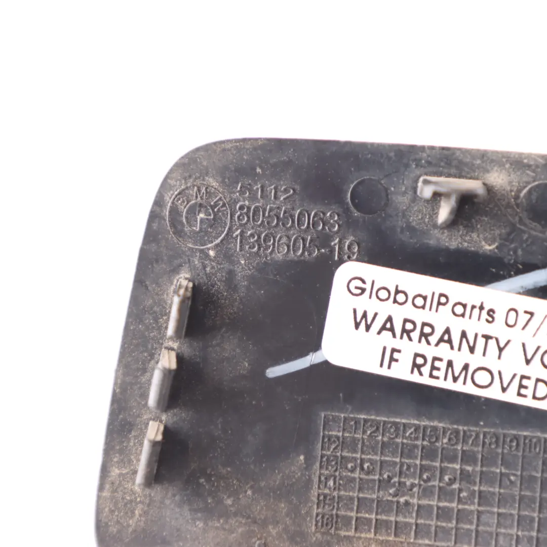 Heckstoßstange Trim Abdeckung Glacier Silber A83 für BMW X5 F15 M Sport mit Teilenummer 8055063 BMW X5 F15 M Sport Heckstoßstange Trim Abdeckung Glacier Silber A83 - SKU 8055063-GSB - Teilenummer 8055063