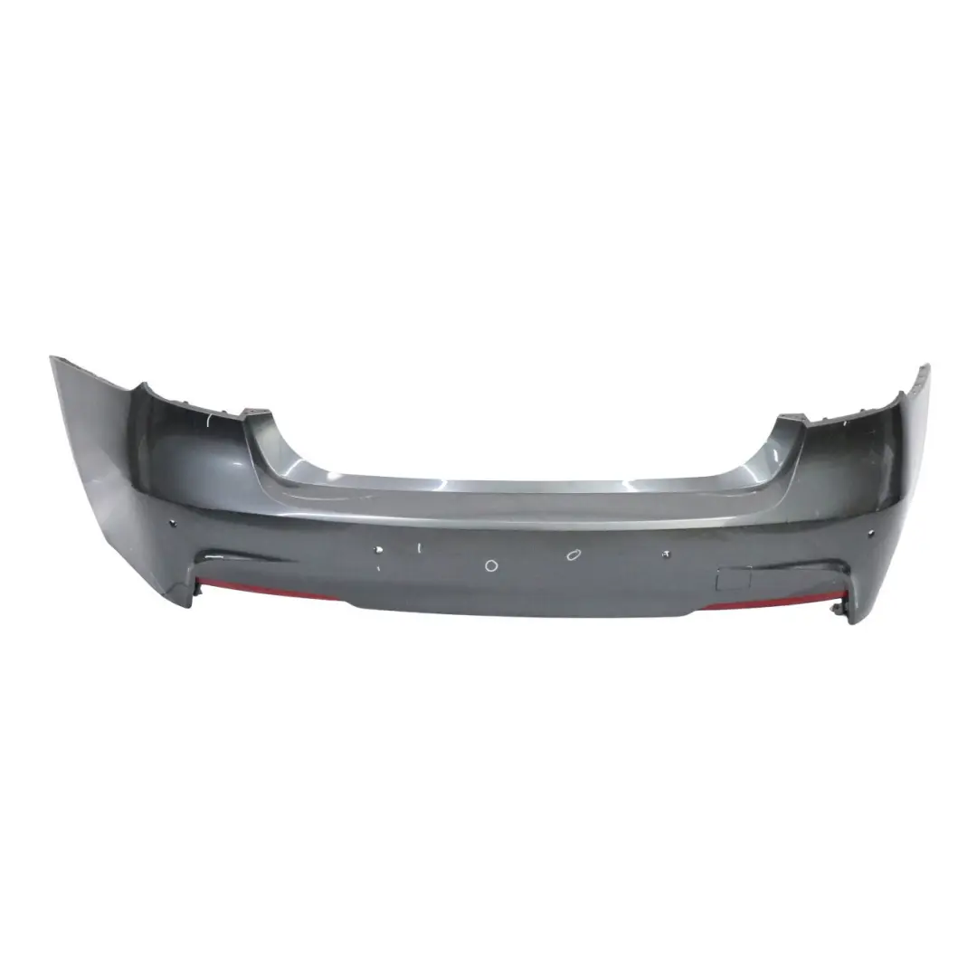 Bumper Rear Trim M Sport Panelling PDC Mineralgrau Grey Metallic - B39 to BMW F30 with Part number 8056497 BMW F30 Bumper Rear Trim M Sport Panelling PDC Mineralgrau Grey Metallic - B39 - SKU 8056497-MG1 - Part number 8056497