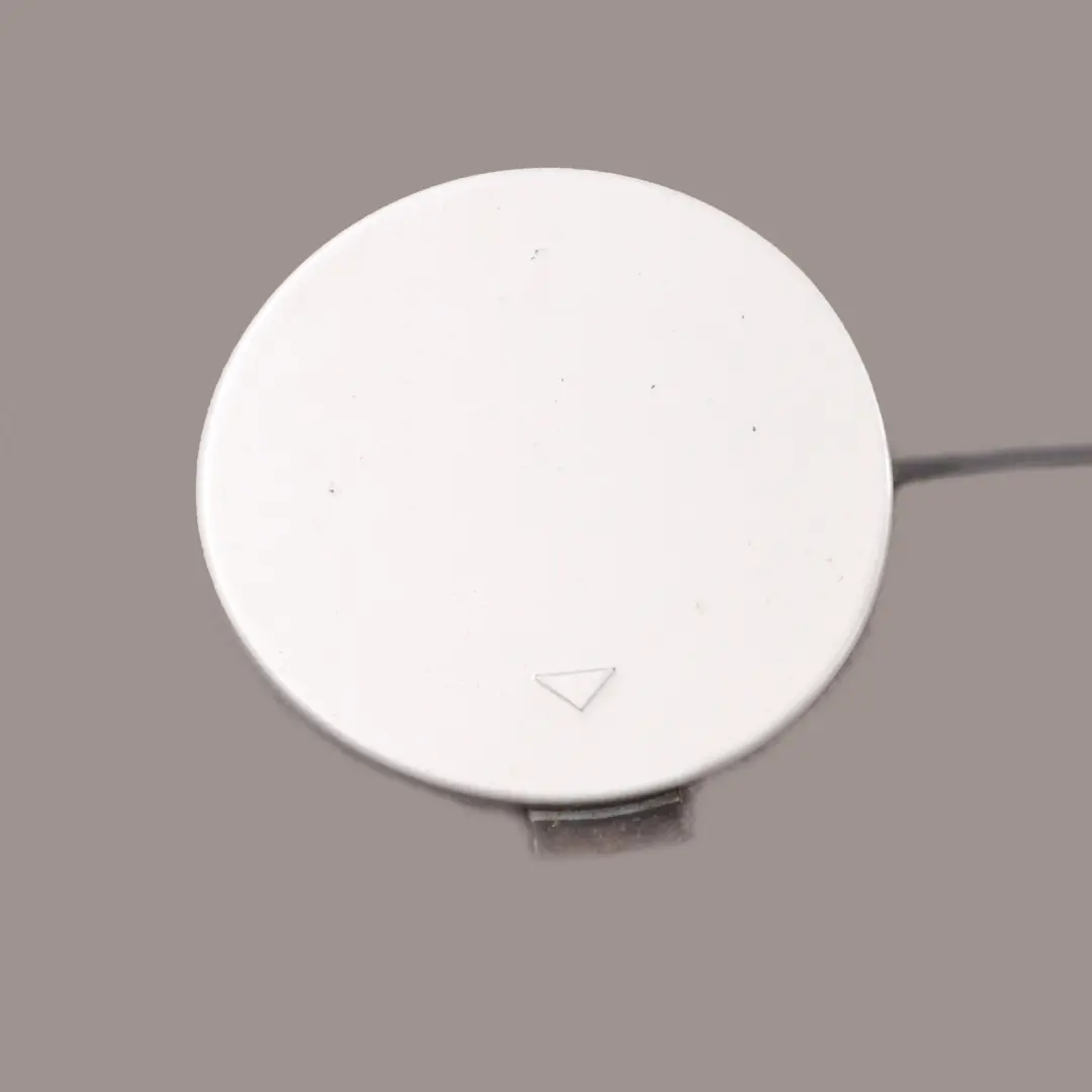 Towing Hook Eye Cover Cap Mineral White - A96 to BMW F46 Gran Tourer with Part number 8057882 BMW F46 Gran Tourer Towing Hook Eye Cover Cap Mineral White - A96 - SKU 8057882-MW - Part number 8057882