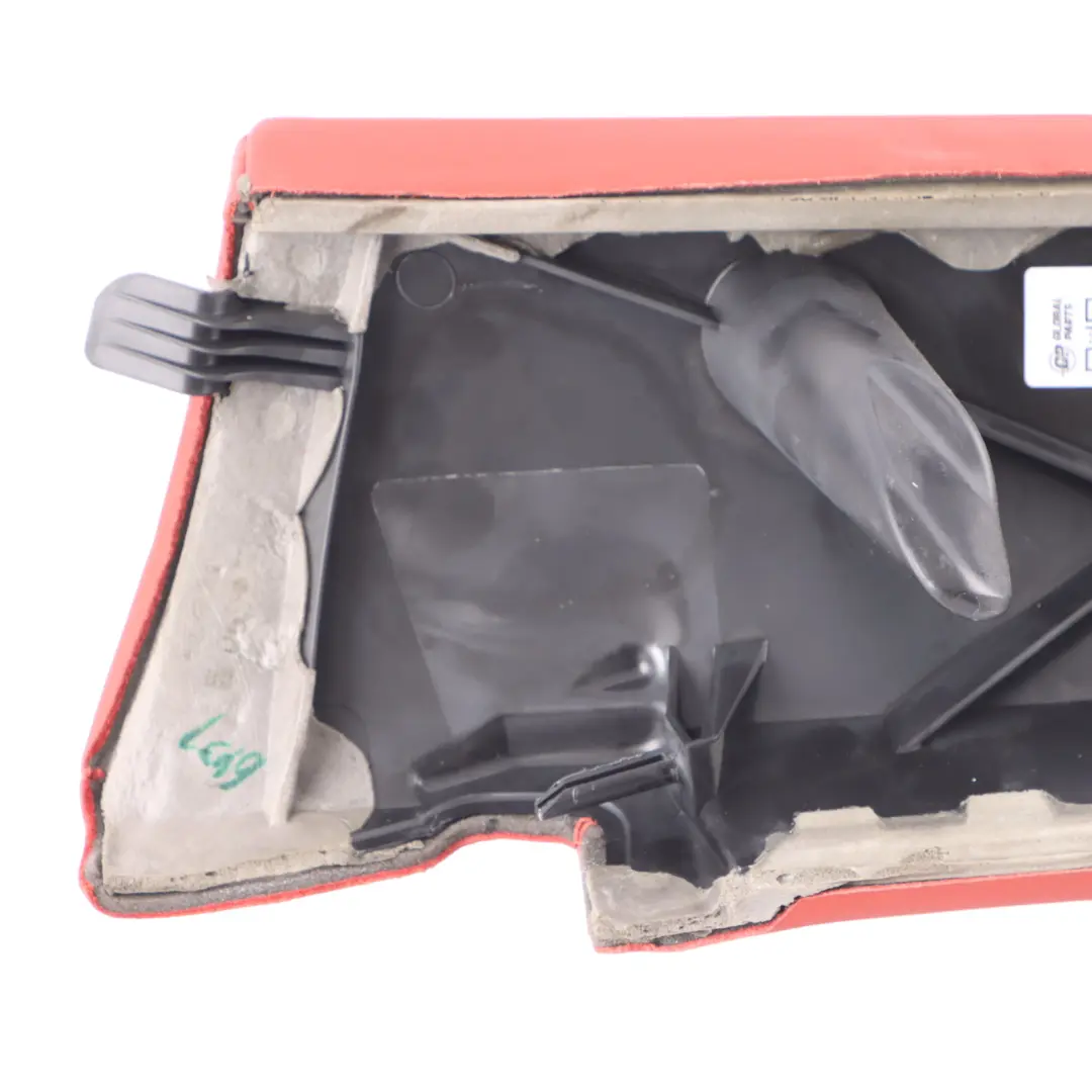 BMW F83 M4 Side Finisher Rear Seat Left N/S Trim Panel Leather Sakhir Orange - SKU 8058139 - Part number 8058139