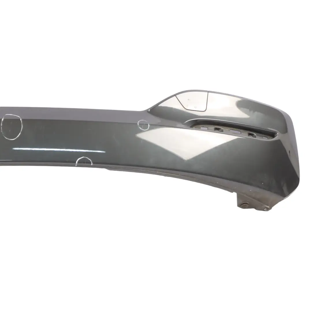 Bumper M Sport Bottom Trim Panel Diffuser Insert to BMW F20 LCI Rear with Part number 8060302 BMW F20 LCI Rear Bumper M Sport Bottom Trim Panel Diffuser Insert - SKU 8060302 - Part number 8060302